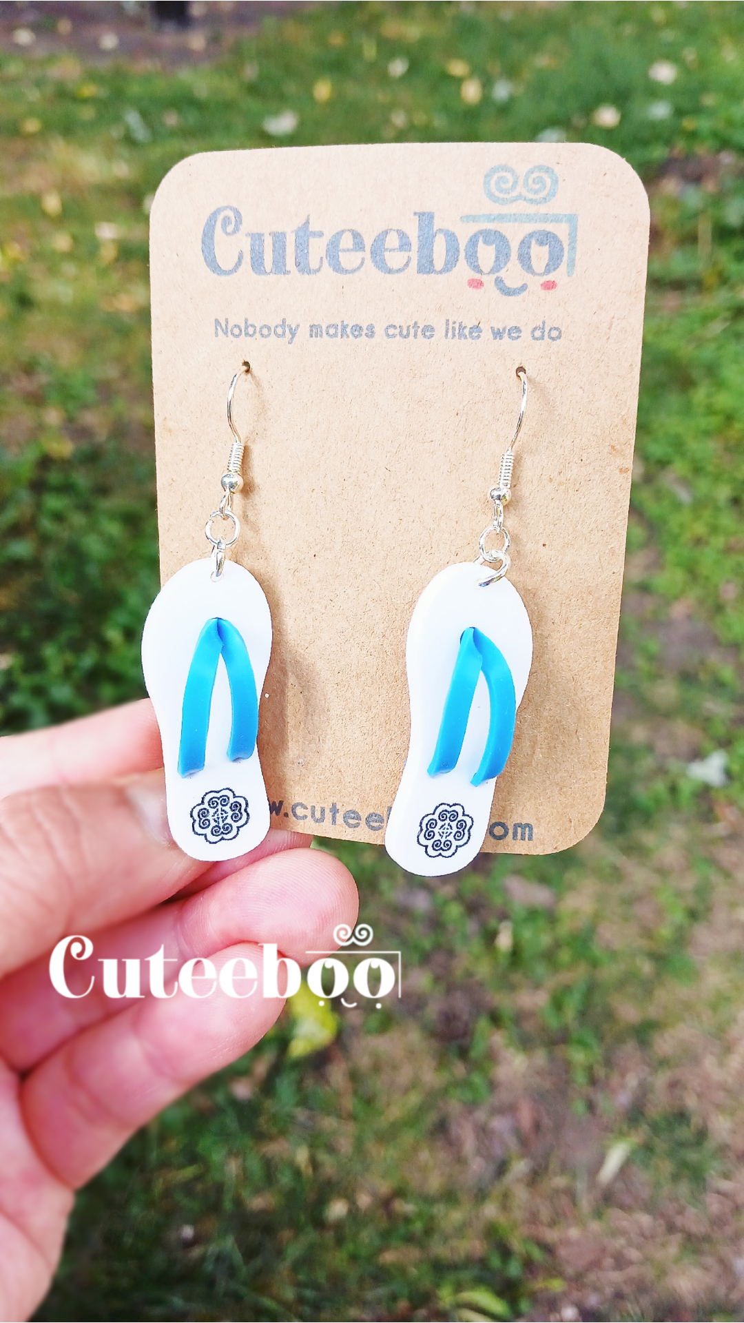 Hmong Inspired Flip-flops Earrings