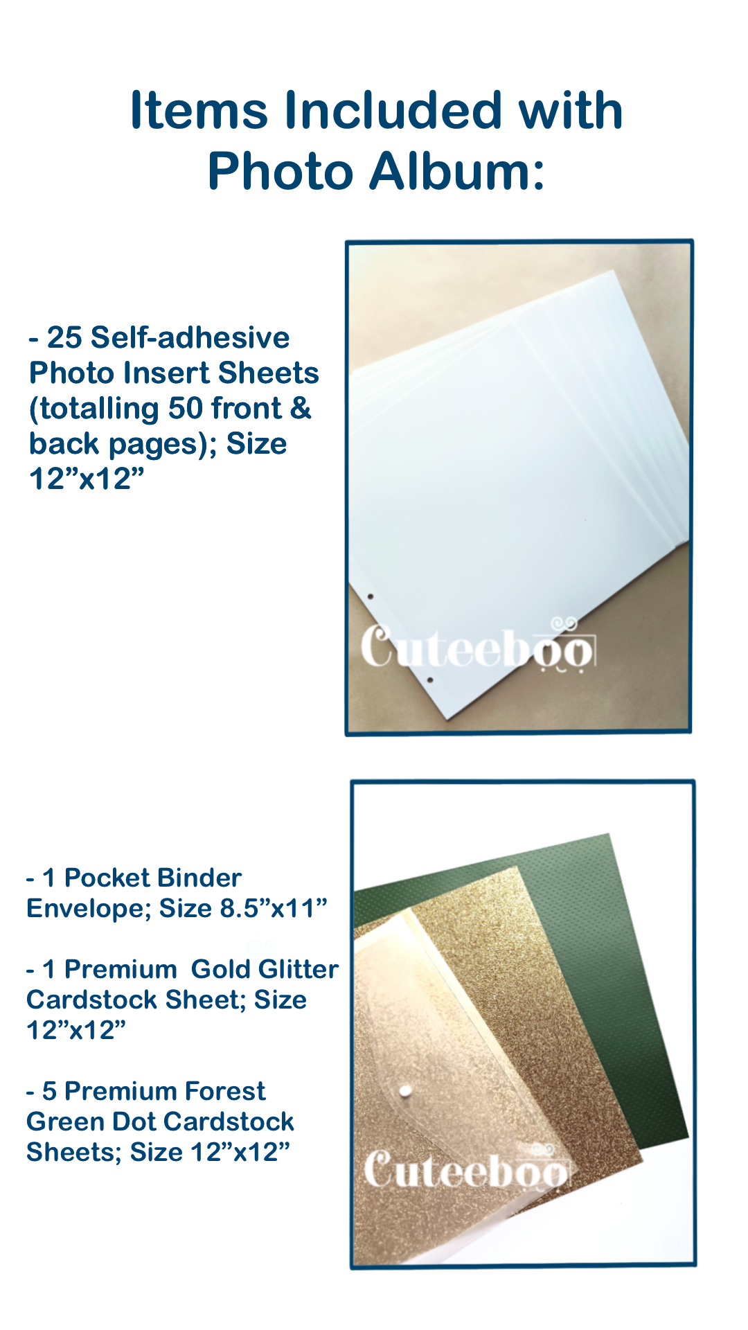 Personalized Camping Adventures Large Wood Photo Album