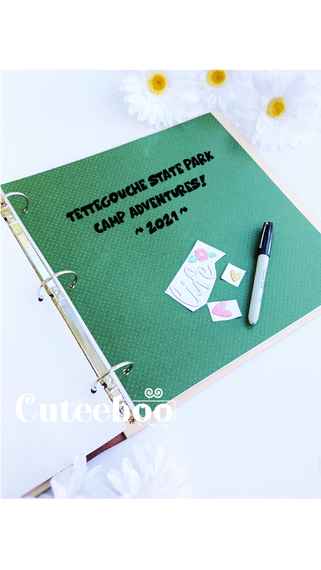Personalized Camping Adventures Large Wood Photo Album