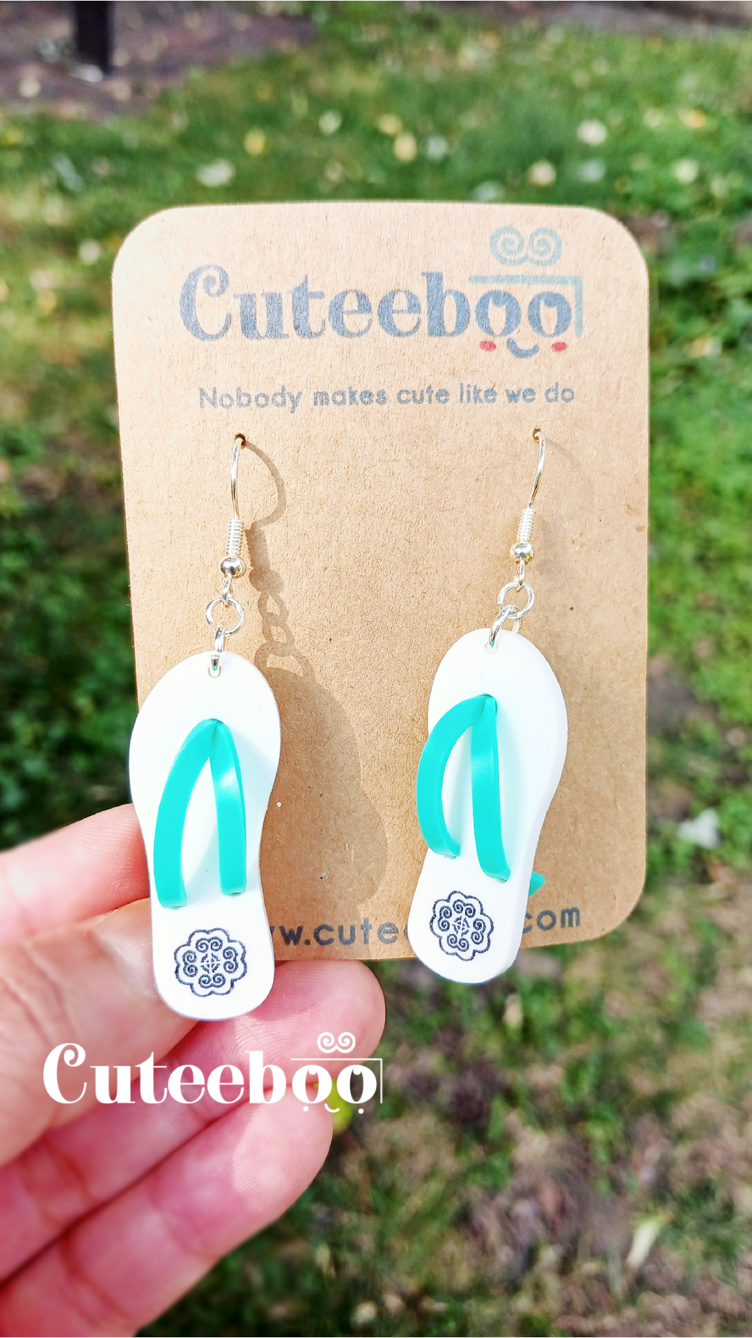 Hmong Inspired Flip-flops Earrings