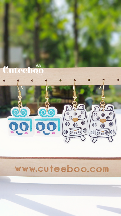 Cuteeboo Logo Earrings
