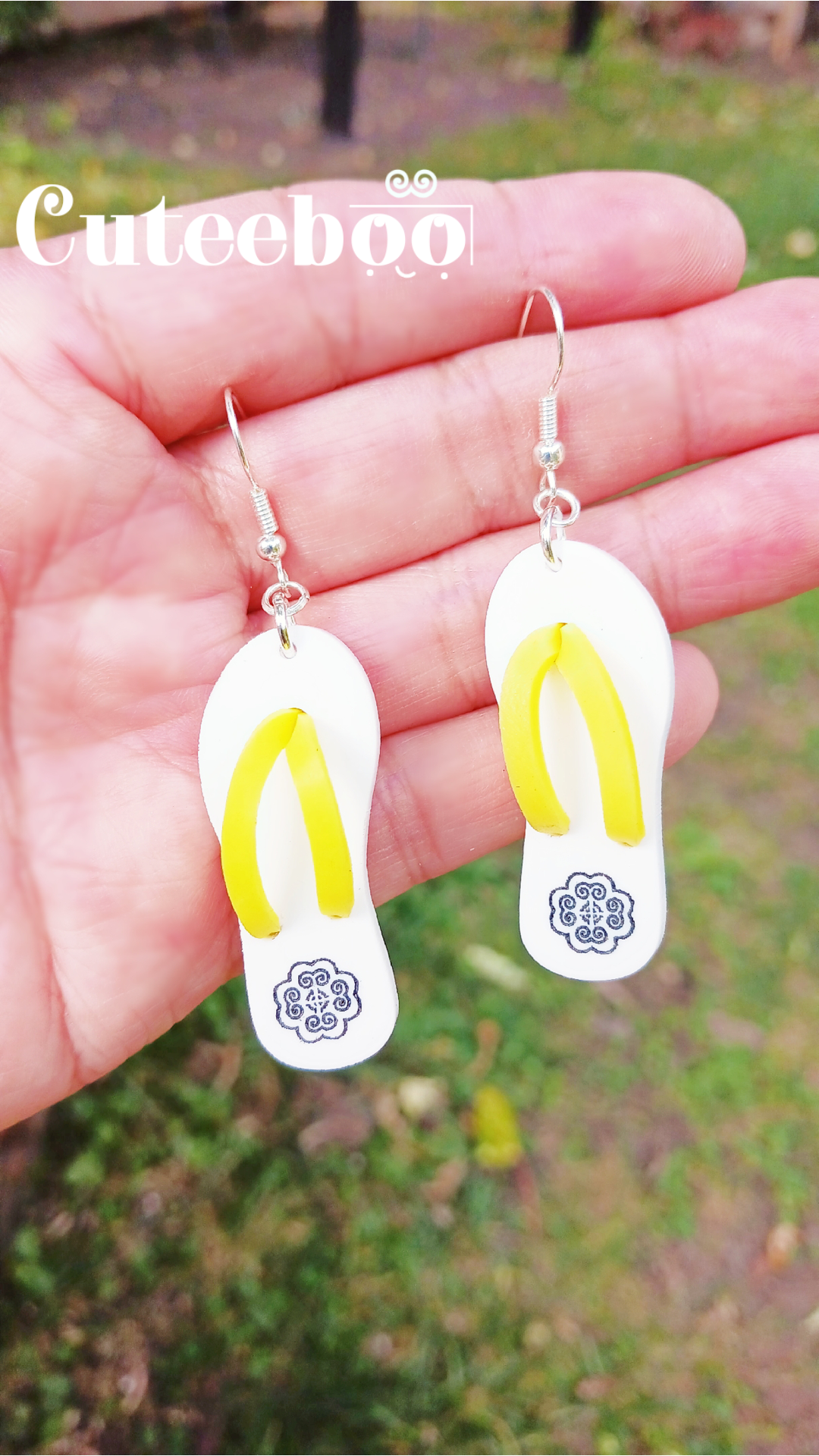 Hmong Inspired Flip-flops Earrings