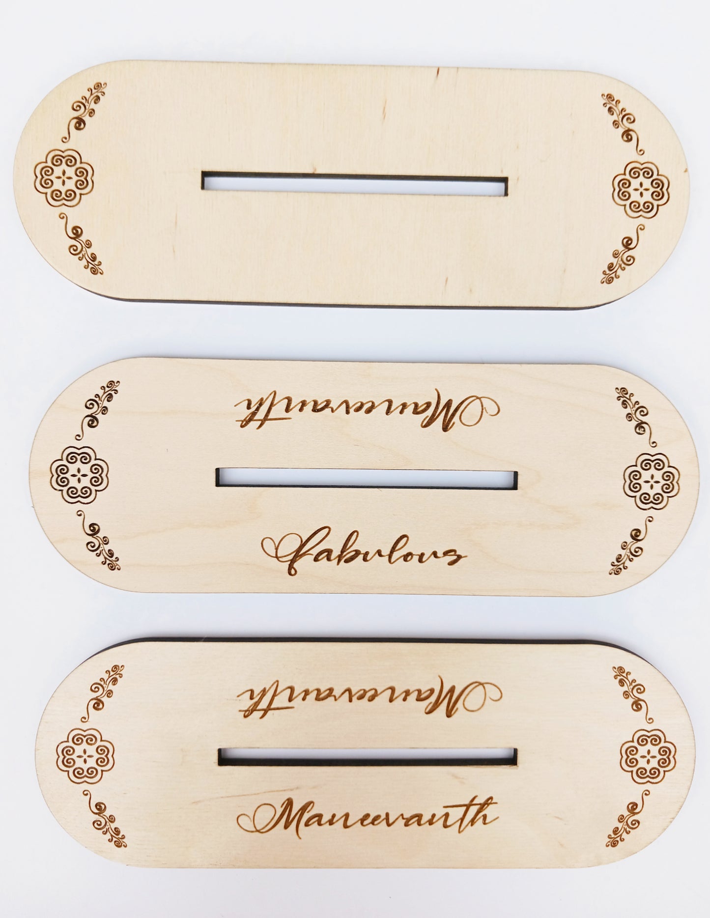 Personalized Hmong Turban Earring Stand Handmade Wood Laser Cut